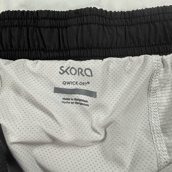 Men's Black Skora Qwick Dry Drawstring  lined Shorts - Picture 5 of 5